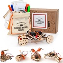 ロボット工学キット | 科学者によって設計 | 50 プラス部品 | 10 プラス STEM 子供のためのプロジェクト 8 から 12 | 学びます エレクトロニクス サイエンス | 成長 創造性 | 屑 | DIY 発明家 おもちゃ ギフト