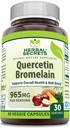 草の秘密ケルセチン800 MgとBromelain 165 Mgサプリメント | 60 Veggieカプセル | 非GMO |グルテンフリー | アメリカ製