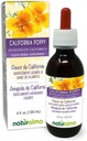 ナチュラルマ Escholzia (Eschscholzia californica) ハーブ アルコールフリー チンキ - 4 fl oz 液体エキス ドロップ - ハーブ サプリメント - ビーガン