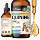 BIO KRAUTER Quinine for Leg Cramps Tincture - Cinchona Bark Extract - ビーガンQuinine Liquid - アルコール&砂糖無料エキス4 Fl.Oz。