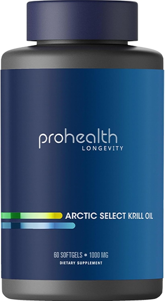 ProHealthのアークティックはKrillオイルを(1000のmg - 60のsoftgels)選びます