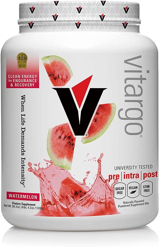 Vitargo 炭水化物パウダー | 飼料マッスル グリコゲン 2X より速く | 4.27 LB ウォーターメロン プレワークアウト & ポストワークアウト | 回復のための炭水化物サプリメント, 持久力, 利益筋肉量