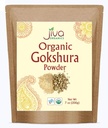 Jiva Organics Gokshuraパウダー7オンスバッグ - 非GMO、純粋な、フルスペクトラムTribulus - インドの起源
