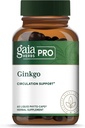 GAIA HERBS PRO Ginkgo - 健康な血流 & 脳機能サポートサプリメント* - 血循環サポートサプリメント* - 60液体フィトキャップ(30のサービング)