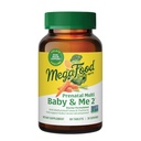 MegaFood Baby & Me 2 Prenatal Vitamin and Minerals - 女性のためのビタミン - Folate(葉酸ナチュラルフォーム)、Choline、鉄、イオジン、ビタミンC、ビタミンDなど - 60タブ(30サービング)