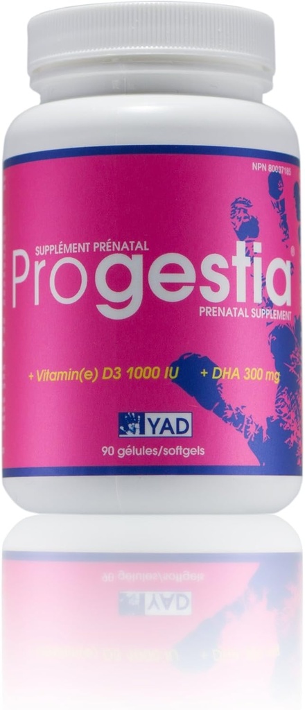 Omega-3脂肪酸EPA、DHA、葉酸、鉄、ビタミン、前回の栄養素、及び前妊娠(90の丸薬3か月の供給)を持つ女性のためのプロゲシアの胎児ビタミン。