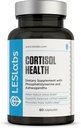 LES Labs Cortisol Health - ストレスリリーフ、バランスの取れたコルチゾール反応、リラクゼーション&ディープスリープ - Phosphatidylserine、マグネシウム、Magnolia Bark、Rhodiola Rosea&Ashwagandha - 非GMO - 60カプセル