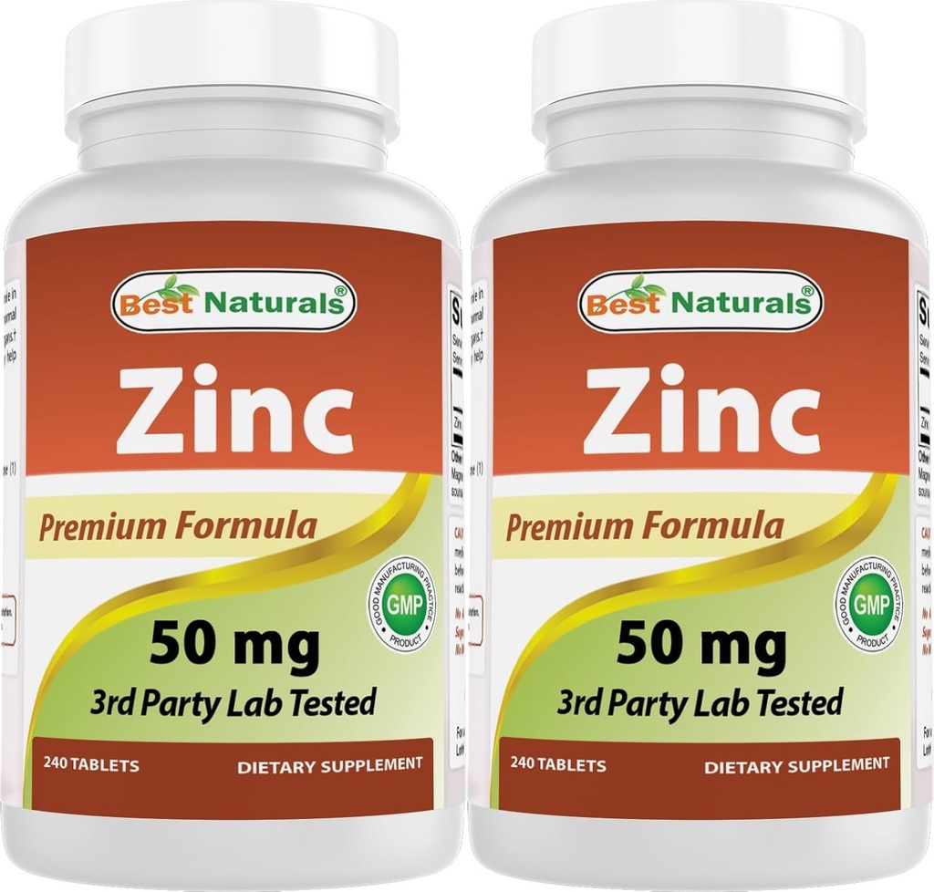 亜鉛Gluconate 50mg 240のタブレットのパックとして最もよいNaturals亜鉛補足2