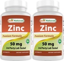 亜鉛Gluconate 50mg 240のタブレットのパックとして最もよいNaturals亜鉛補足2