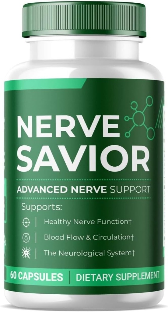 Nerve Savior Health Supplement 60 Capsules Genuine Nerve Savior
