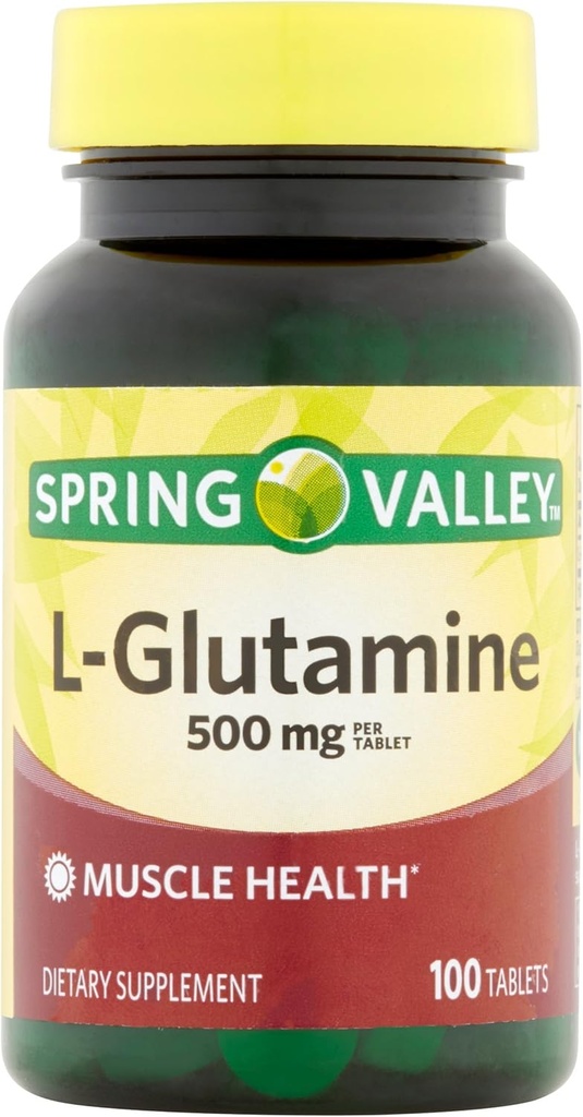 スプリングバレー - L-グルタミン500mg、100錠