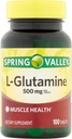 スプリングバレー - L-グルタミン500mg、100錠
