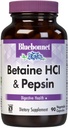 BlueBonnet Betaine HCI Plus Pepsinベジタリアンカプセル、90カウント