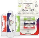 iBreathEZの鼻のSinusの吸入装置のキットはエネルギー、圧力、Decongesting及び風邪またはアレルギーの救助のための精油が付いているENTの外科医によって公式にしました(3パック)