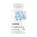 THORNE - 亜鉛Bisglycinate 30 mg - 高吸収性亜鉛サプリメント - 免疫システム、目、皮膚と生殖健康をサポート - 第三者認証 - グルテン、酪農場&大豆フリー - 60カプセル
