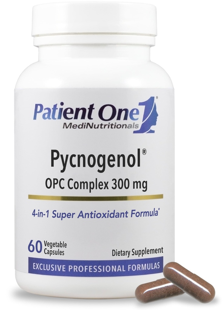 患者 1 の Pycnogenol OPC の複雑な 300mg | 管の健康および健康な老化を支える補足* | フランスの海洋のパインの樹皮および多く  60 のカプセル