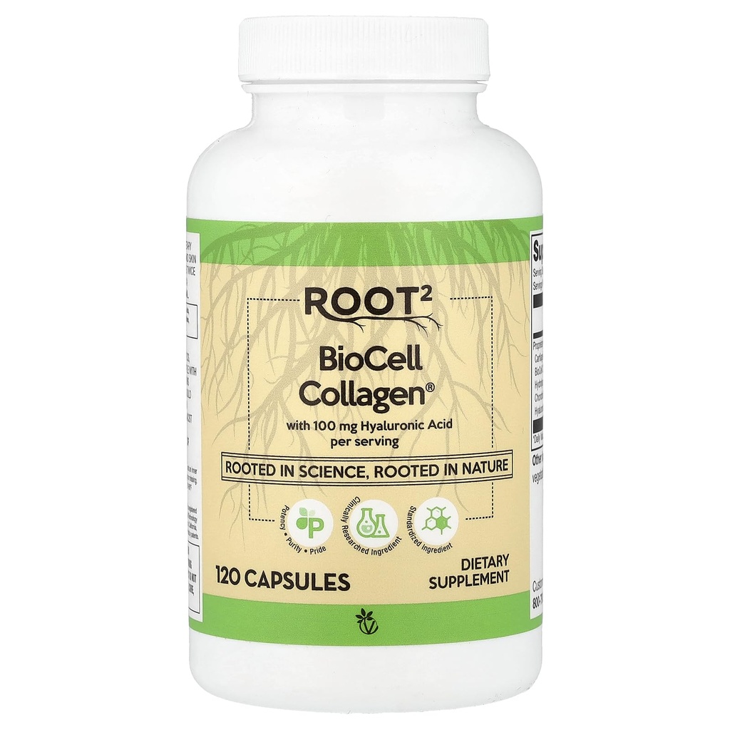 バイオセルコラージュIIとVitacostヒアルロン酸 - サービングあたり100mg - 120カプセル