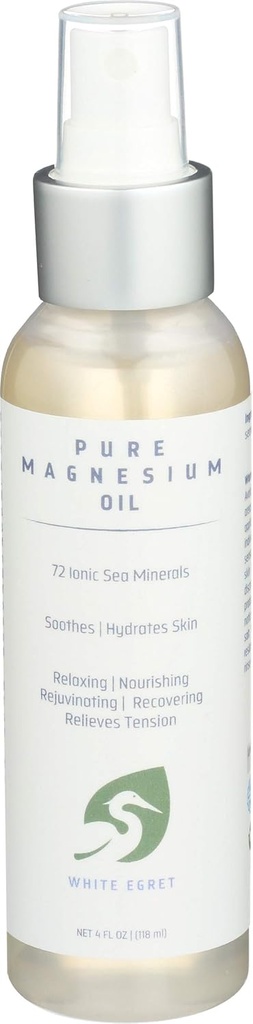 WHITE EGRET Magnesium Spray, 4 FZ