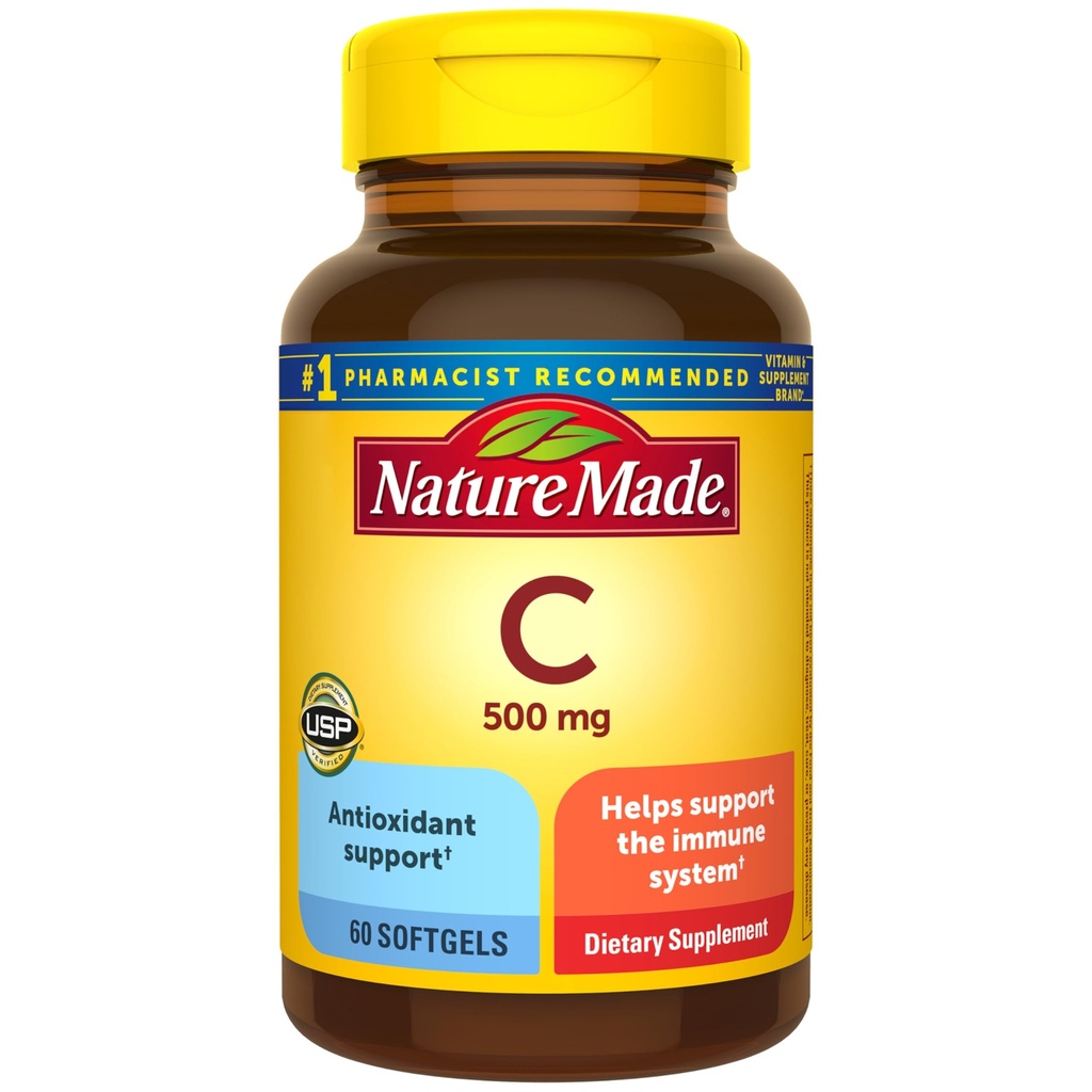 自然はビタミンC 500のmg、免疫サポート、60のSoftgels、60日の供給のための食事療法のビタミンCの補足をしました