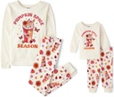 子供の場所unisex赤ん坊および子供、兄弟の一致、休日のPajamaセット、綿