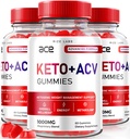 レイズラボ - エースケトACVグミー、高度な減量1000mg、アップルサイダーバインガーサプリメント(180グミー)