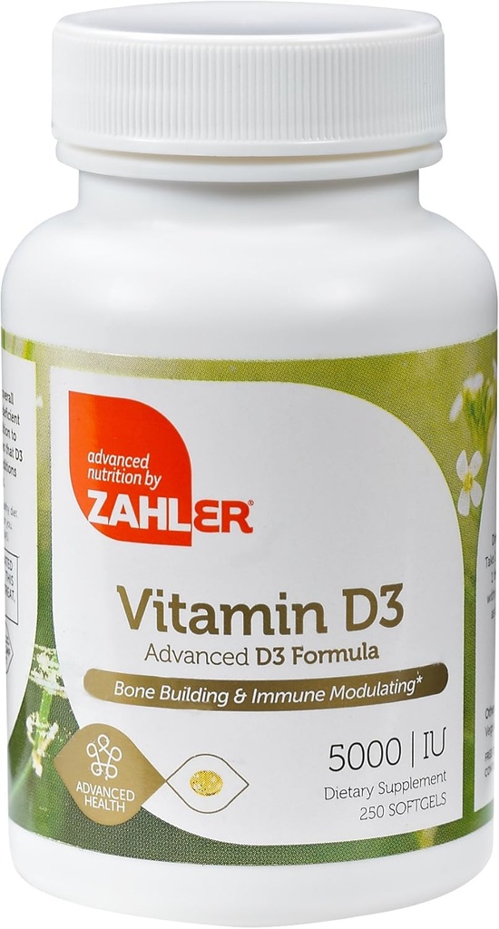 ZahlerのビタミンD3 5000 IU - 250のSoftgels