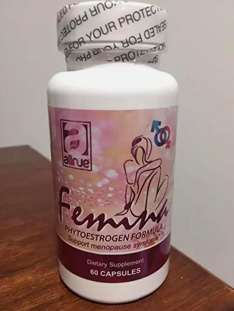 Feminaのphytoestrogenの方式サポート月経閉症のmenopausia 60は処置の1か月のカプセルに入れます