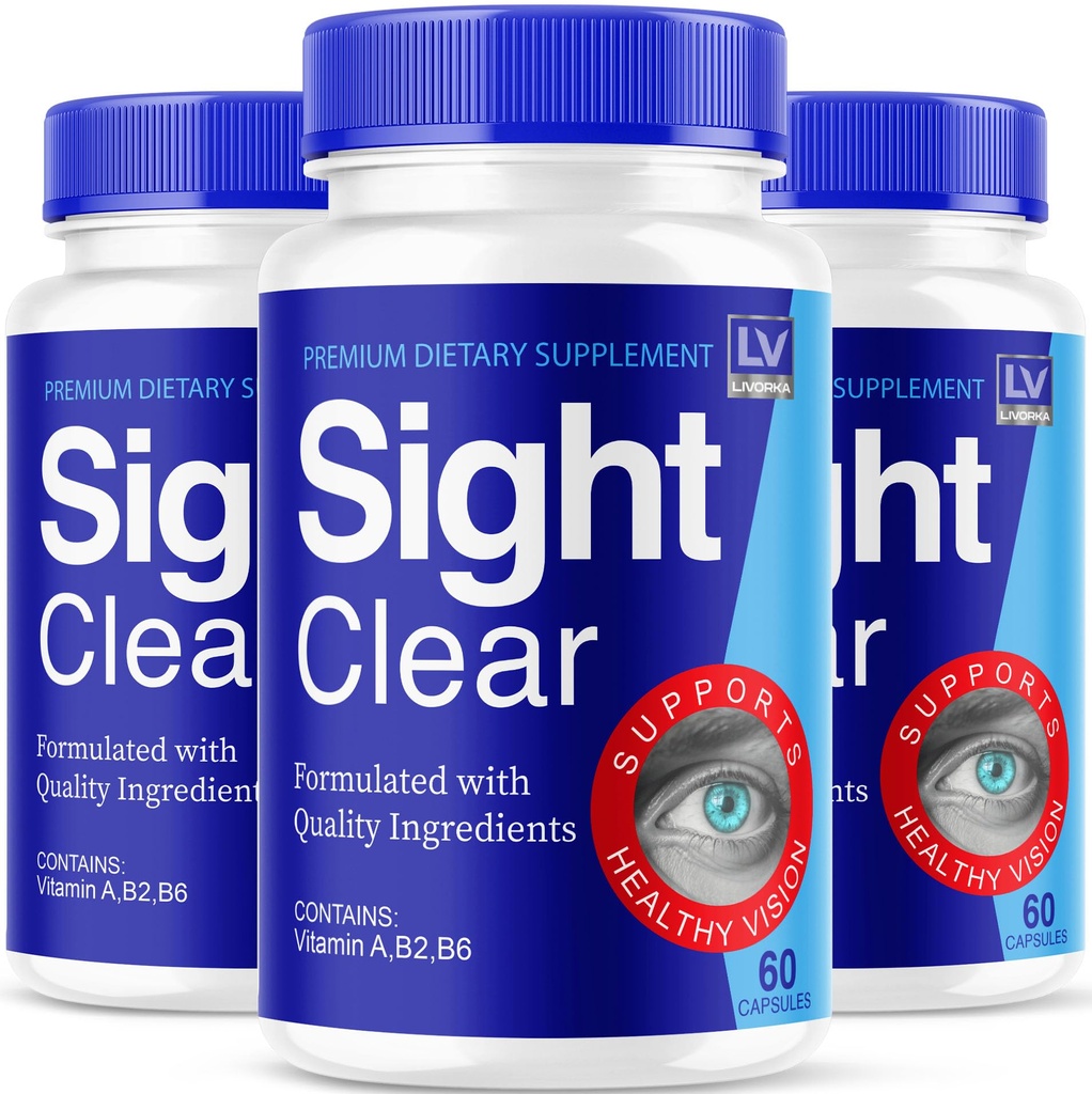 LIVORKA Sightは目のための20/20の視野サポート補足- 3か月の供給- 3のパックを取り除きます
