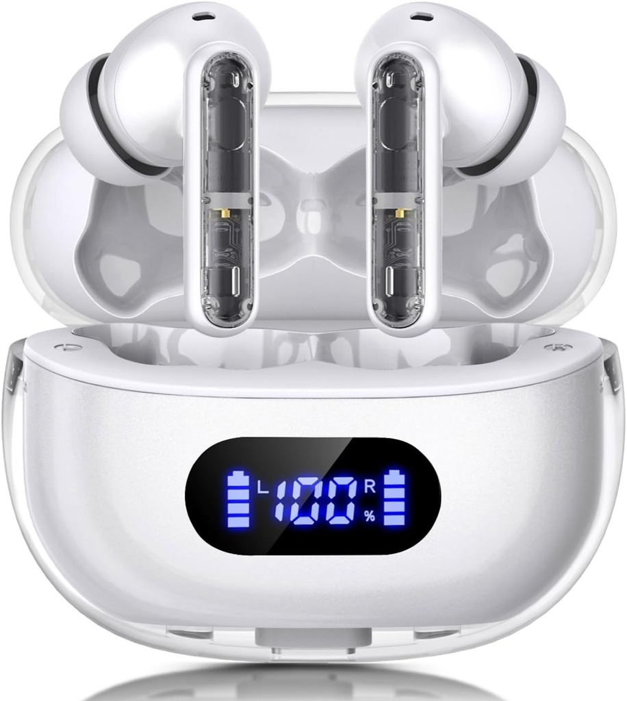 無線Earbuds P1 PROのイヤホーンの明確なコール マイクの耳の芽、快適な適合、IPX7はヘッドホーンの長い電池の生命、スポーツのトレーニングのための30Hの再生時間を防水します