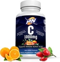 C 1000mg - 免疫系サポートのためのバイオフラボンイドとローズヒップの高効力ビタミンC - 250カプセル