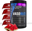 VASOBLITZ賞、NO3T Arginine Nitrate、L-Citrulline、Betaine Anhydrous、Calcium Lactate、Caffeine Free for Muscular Endurance(30 サービング) (スイカ)