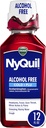 Vicks NyQuil, Alcohol Free, Cough, Cold & Flu Relief, Sore Throat, Fever & Congestion Relief, Berry, 12 Fl Oz