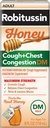Robitussin Honey DM Max Cough Plus Chest Congestion, Adult Formula - 8 Fl Oz.