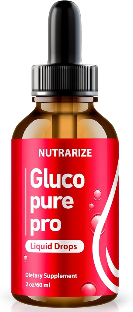 NutraRize Glucopure Pro Drops, ヘルシーで安定したレベルをサポートする公式フォーミュラ, 全体的な健康とウェルネスのためのプレミアム血液サプリメント, グルコピュアプロゴタスのレビュー (30 サービング)