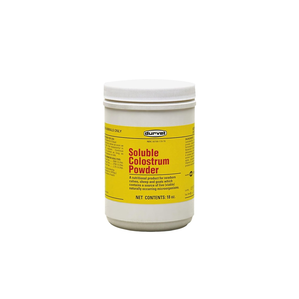 DurvetのSoluble Colostrumの粉、18のOunceの容器