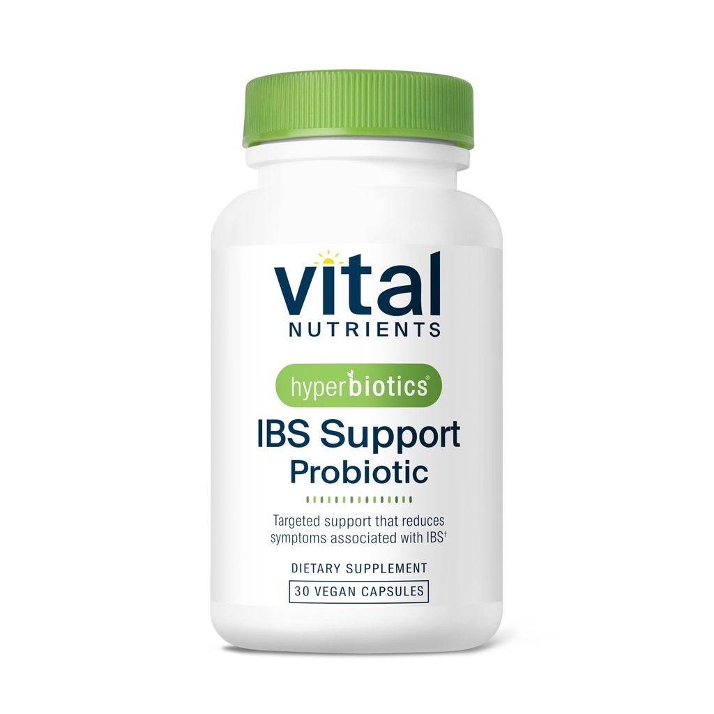 ハイパーバイオティクス 胎児栄養素 IBS プロバイオティクス | IBSの症状を軽減 | 消化管、ガス、下痢、および腹部不快感からIBSリリーフのための臨床的に設計されたビーガンプロバイオティクス | 30カプセル