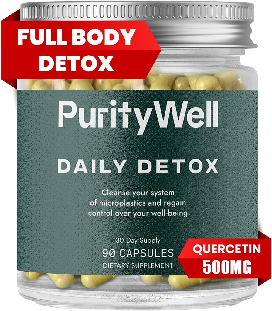 Quercetin 500mg、ビタミンC及びL-Cysteineのフルボディ サポート補足–サポート 呼吸器、肝臓及び消化器の健康– 90のカプセル