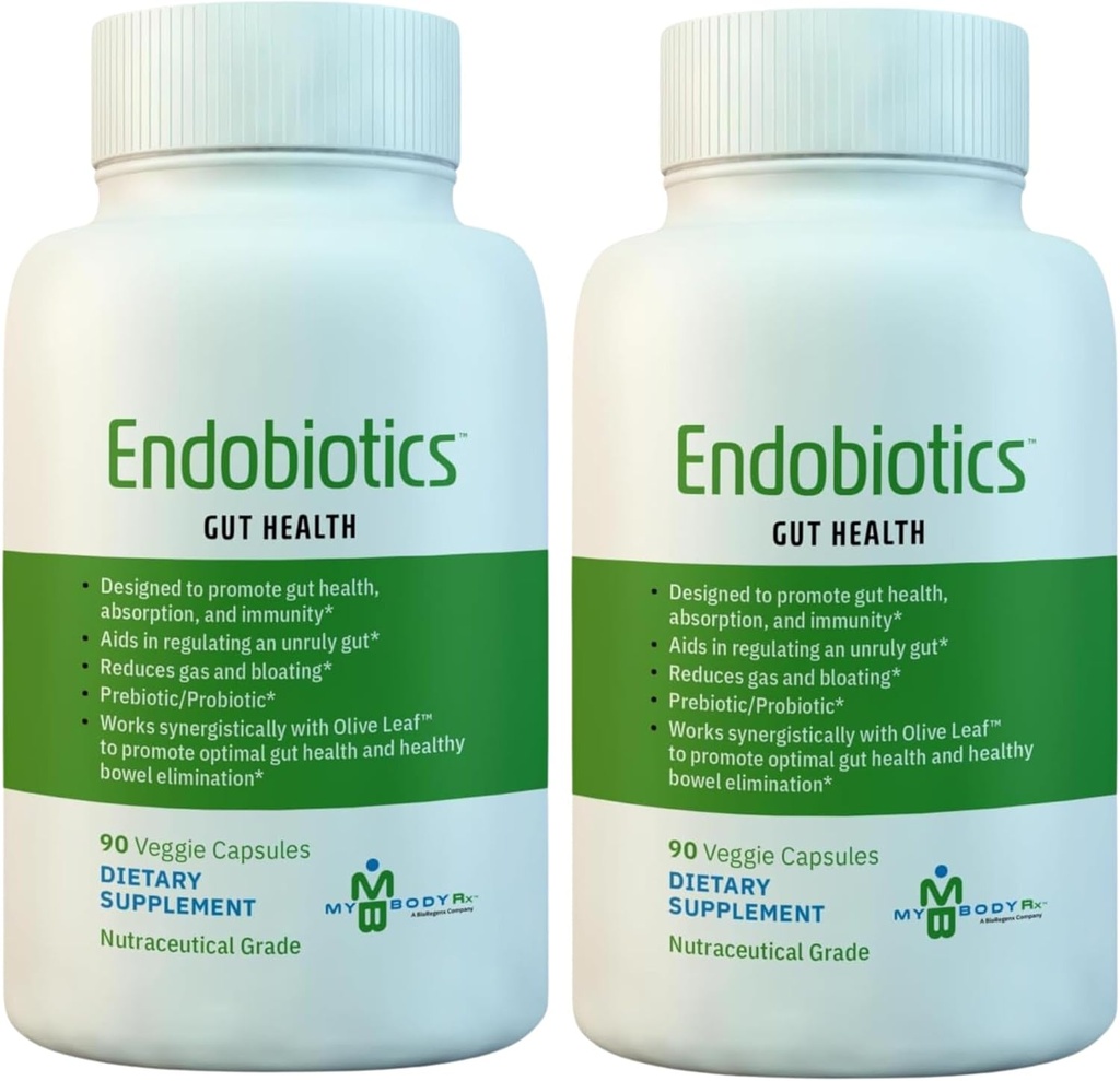 Endobiotics Gutサポート補足 - 最適消化の健康-90カプセル2pkのための8つの有益な細菌の豊富なブレンド