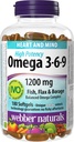 Webber Naturals 高効力オメガ3-6-9、180カウント