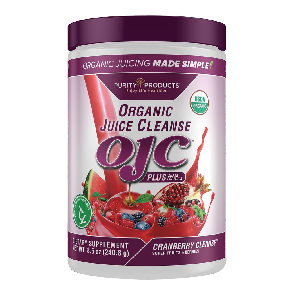 認定オーガニックジュースクレンジング - OJC Plus - クランベリークレンジング、8.49OZ/240.8g