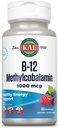 KALのビタミンB-12のMethylcobalaminは1000mcg、健康なエネルギー、Metabolism、Nerve及び赤い血球サポート、*最適吸収、自然な果実味、ビーガン、砂糖は、60のサービング、60のLozengesに与えます