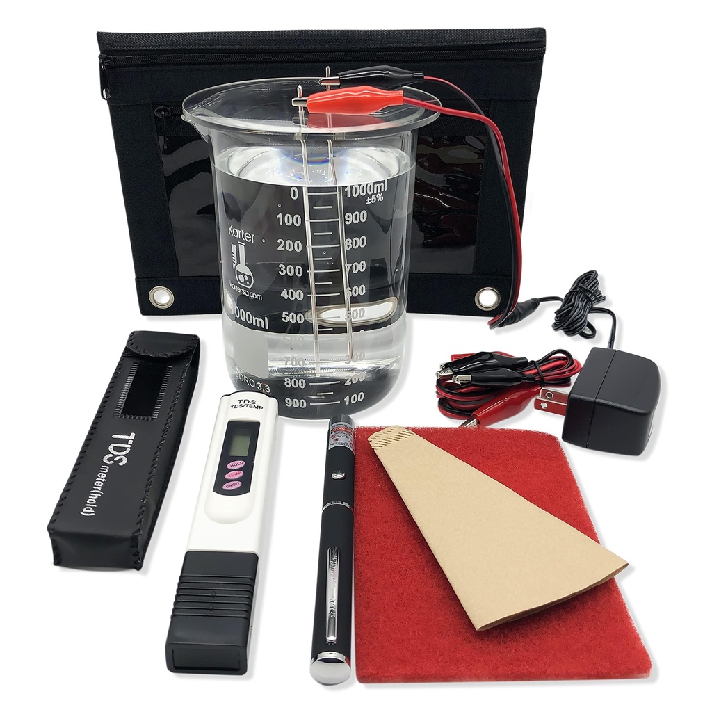 99.99%純粋なワイヤーが付いている元のChrisのコロイド銀の発電機のキット。 蒸留水と瓶を入れるだけ!