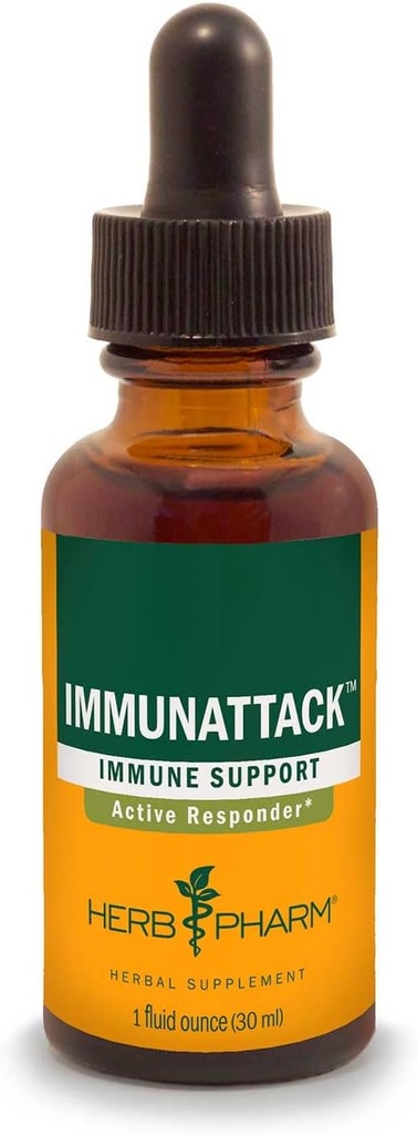 免疫システムサポートのためのハーブ Pharm Immunattack の液体の草の方式- 1 Ounce (FIMAT01)