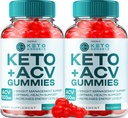 (2パック) Keto Genesis ACV Gummies Advanced Gummies 1000mg、Genesis Keto + ACV 重量管理 Gummies Apple Cider Vinegar Genesis ダイエットサプリメント Genesis Gummies レビュー (120 Gummies)