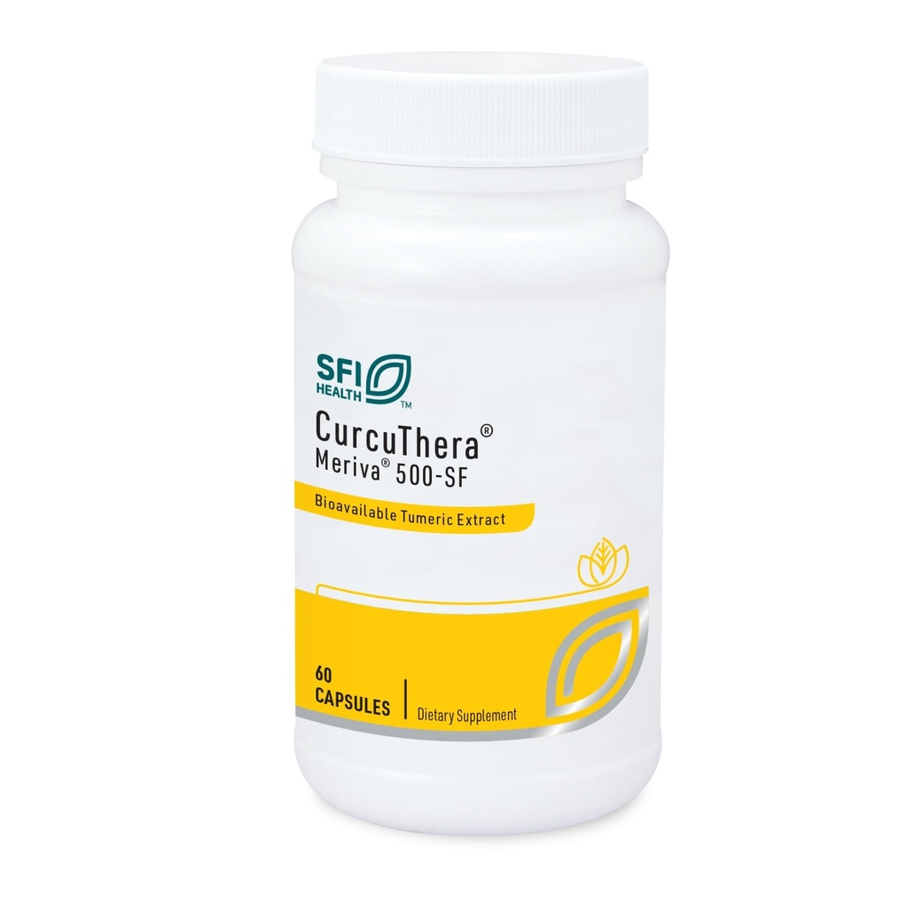 Klaire Labs SFI Health CurcuThera - 500ミリグラムのMeriva Curcumin Complex with 29x Higher Bioavailability & Patented Phytosome Delivery Technology, Hypoallergenic, ビーガン (60カプセル)