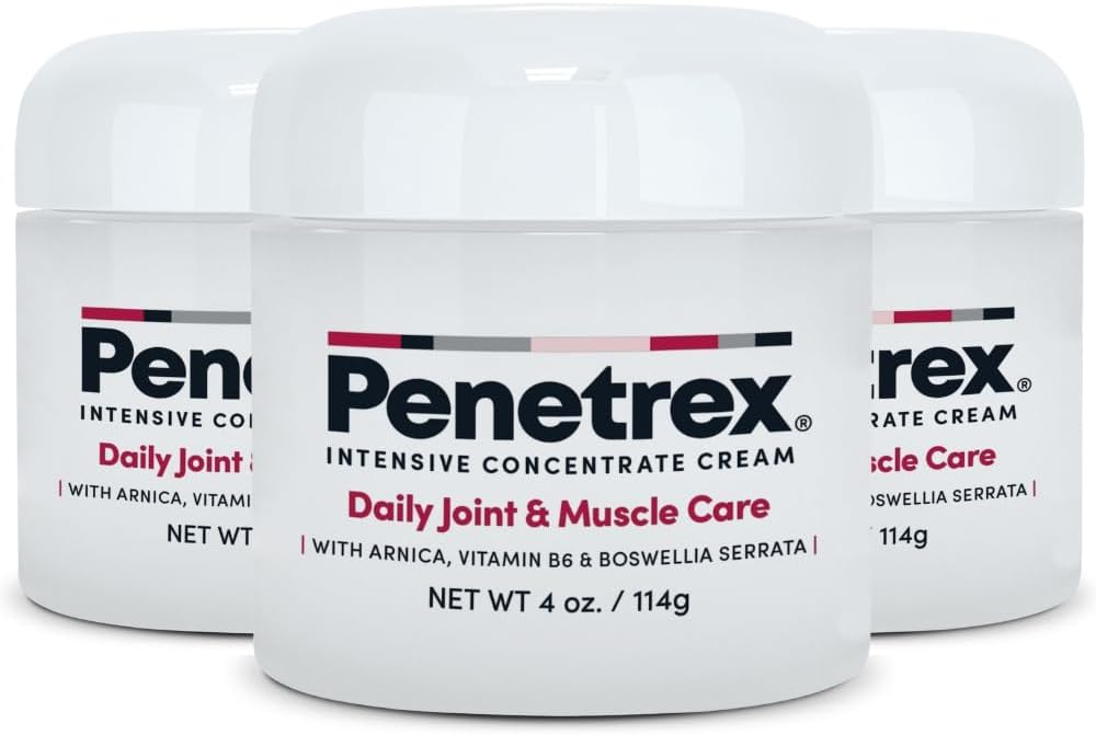 Penetrexジョイント&マッスルセラピー - 背中、首、手足、足のための慰めを和らげる - アルニカ、ビタミンB6 MSM&ボスウェリアとプレミアム全身ルック - 4ozクリーム(3パック)
