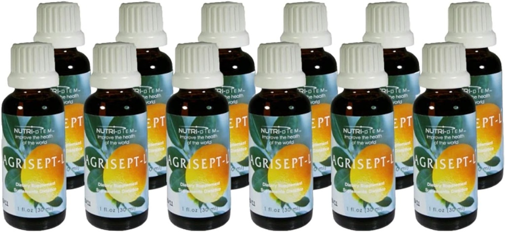 Agrisept - L Antioxidant 30ml (1 oz) 12 bottles by Nutri-Diem Inc.