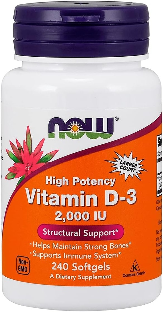 Vit D-3 2000iu 240 SGELSの特長