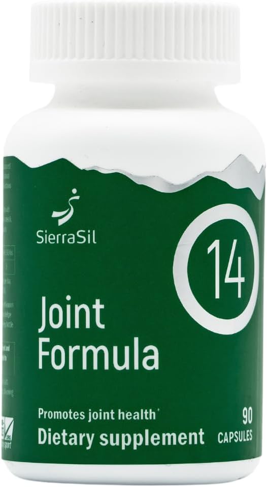 SierraSil®ジョイントフォーミュラ14TM - 関節の健康を促進します, 消化しやすい, ビーガン, グルテンフリーと非GMO – 90カプセル (30 サービング)