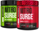 ジャック工場 Nitrosurge プレワークアウト ブラックチェリー&ブラックチェリー Nitrosurge Shred Thermogenic Pre-Workout for Men & Women